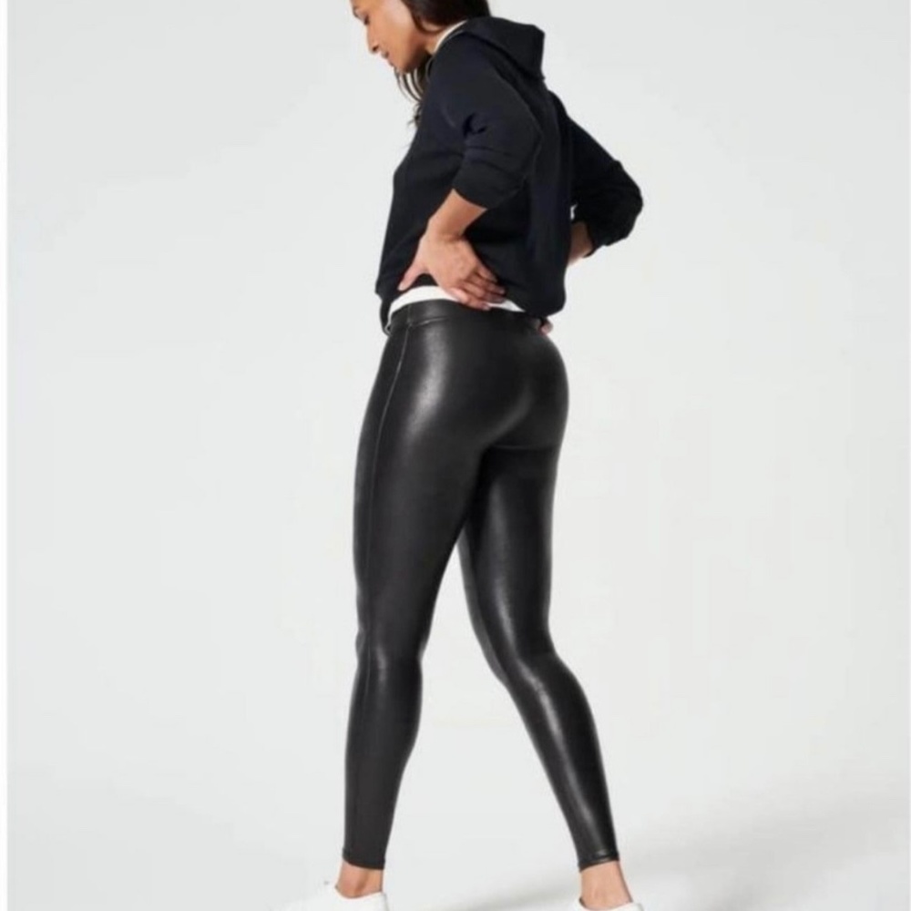 Spanx faux leather leggings
